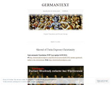 Tablet Screenshot of germantext.wordpress.com