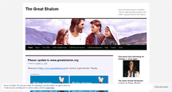 Desktop Screenshot of greatshalom.wordpress.com