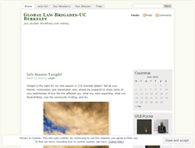 Tablet Screenshot of glberkeley.wordpress.com