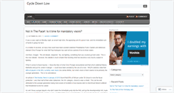 Desktop Screenshot of cycledownlow.wordpress.com
