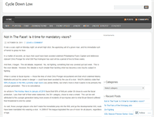 Tablet Screenshot of cycledownlow.wordpress.com