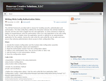 Tablet Screenshot of donovancreativesolutions.wordpress.com