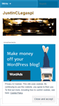 Mobile Screenshot of justinclegaspi.wordpress.com