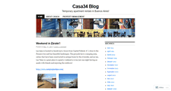 Desktop Screenshot of casa34.wordpress.com