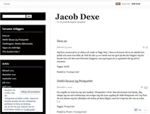 Tablet Screenshot of jacobdexe.wordpress.com