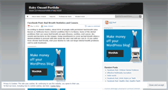 Desktop Screenshot of haleyojournalism.wordpress.com