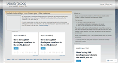 Desktop Screenshot of beautyscoop.wordpress.com