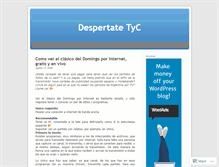 Tablet Screenshot of despertatetyc.wordpress.com