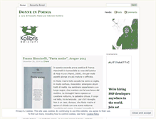 Tablet Screenshot of donneinpoesia.wordpress.com