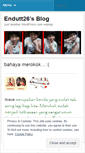 Mobile Screenshot of endutt26.wordpress.com