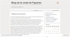 Desktop Screenshot of figueresciutat.wordpress.com