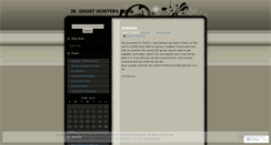 Desktop Screenshot of jrghosthunters.wordpress.com