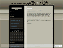 Tablet Screenshot of jrghosthunters.wordpress.com