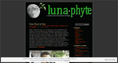 Desktop Screenshot of lunaphyte.wordpress.com