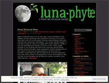 Tablet Screenshot of lunaphyte.wordpress.com