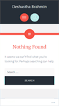 Mobile Screenshot of deshasthabrahmin.wordpress.com