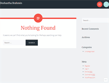 Tablet Screenshot of deshasthabrahmin.wordpress.com