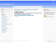 Tablet Screenshot of miniupdates.wordpress.com