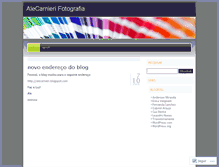 Tablet Screenshot of alecarnieri.wordpress.com