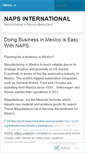 Mobile Screenshot of napsmexico.wordpress.com