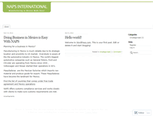 Tablet Screenshot of napsmexico.wordpress.com