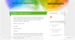 Desktop Screenshot of myphotobusiness.wordpress.com