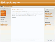 Tablet Screenshot of makingcrosses.wordpress.com