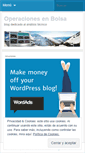 Mobile Screenshot of operacionesenbolsa.wordpress.com