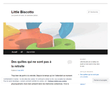 Tablet Screenshot of littlebiscotto.wordpress.com