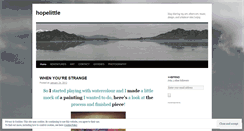 Desktop Screenshot of hopelittle.wordpress.com