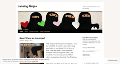 Desktop Screenshot of lansingninjas.wordpress.com
