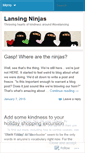 Mobile Screenshot of lansingninjas.wordpress.com