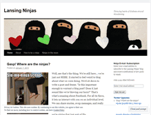 Tablet Screenshot of lansingninjas.wordpress.com