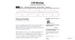 Desktop Screenshot of casmusings.wordpress.com