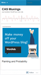 Mobile Screenshot of casmusings.wordpress.com