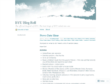 Tablet Screenshot of byublogroll.wordpress.com