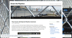 Desktop Screenshot of downthepipeline.wordpress.com