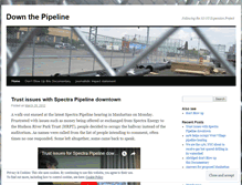 Tablet Screenshot of downthepipeline.wordpress.com
