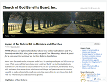 Tablet Screenshot of benefitsboard.wordpress.com