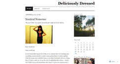 Desktop Screenshot of deliciouslydressed.wordpress.com