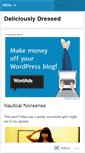 Mobile Screenshot of deliciouslydressed.wordpress.com
