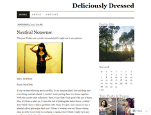 Tablet Screenshot of deliciouslydressed.wordpress.com