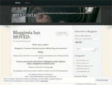 Tablet Screenshot of bloggimia.wordpress.com