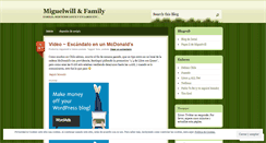 Desktop Screenshot of miguelwill.wordpress.com