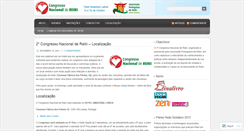 Desktop Screenshot of congressonacionaldereiki.wordpress.com