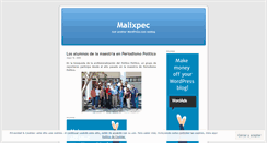 Desktop Screenshot of malixpek.wordpress.com