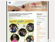 Tablet Screenshot of cosmetoilha.wordpress.com