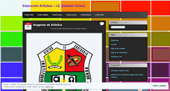 Desktop Screenshot of educacionartisticaeo.wordpress.com