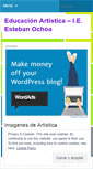 Mobile Screenshot of educacionartisticaeo.wordpress.com