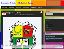 Tablet Screenshot of educacionartisticaeo.wordpress.com